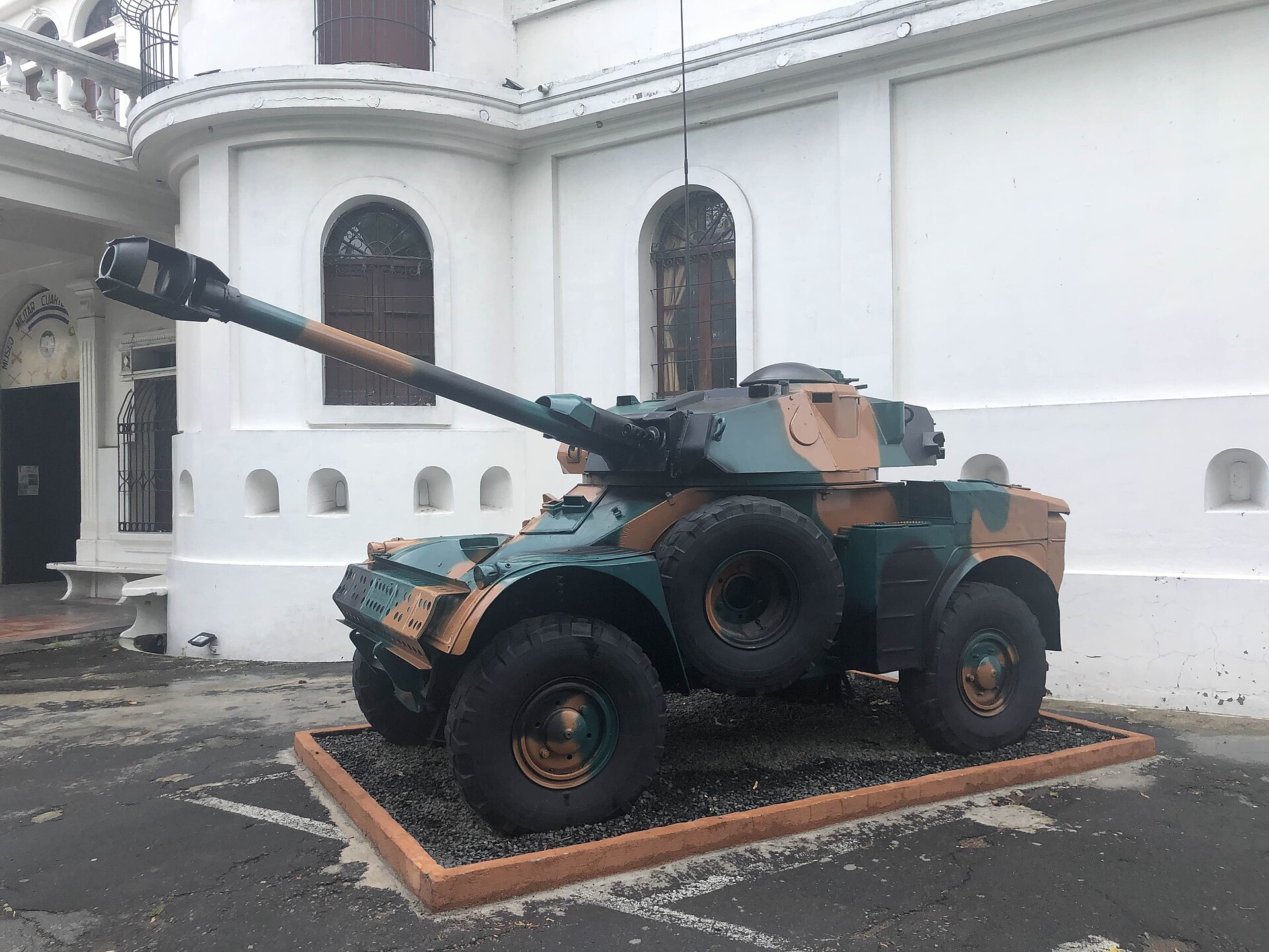 Panhard AML (1960–87) — A Panhard AML at the Military Museum of the Armed Forces of El Salvador