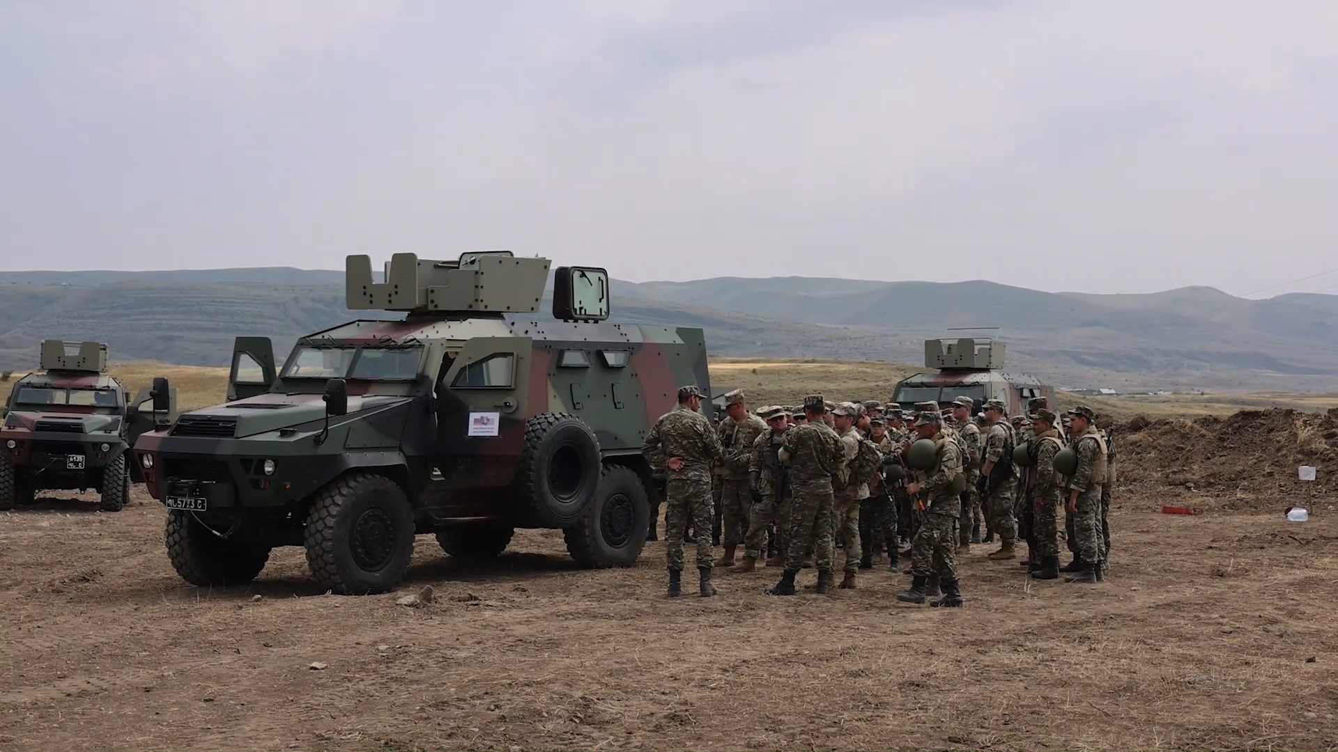 Bastion (2012– ) — Armenian Bastion personnel carriers, Eagle Partner 2024.