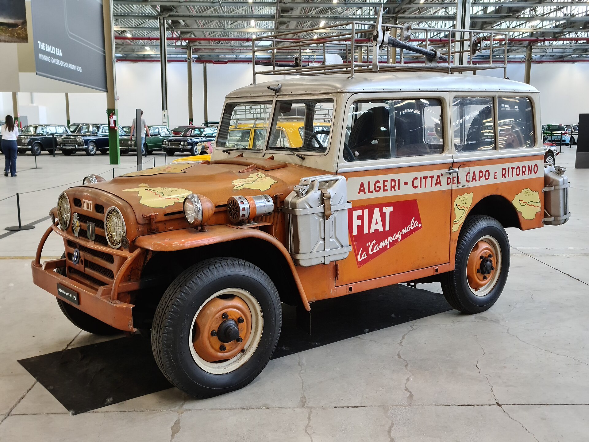 Campagnola Algiers–Cape Town (1951) — Fiat Campagnola HT version used for Algiers-Capetown race