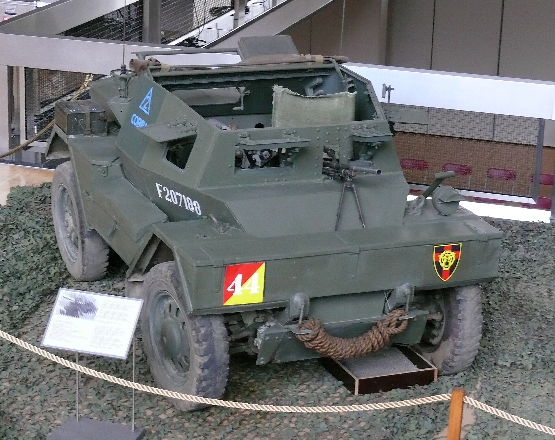 Dingo Mk II — Daimler Scout Car MkII, known in service as the Dingo (after the Australian wild dog), was a British light fast 4WD reconnaissance vehicle, in the Royal Militar
