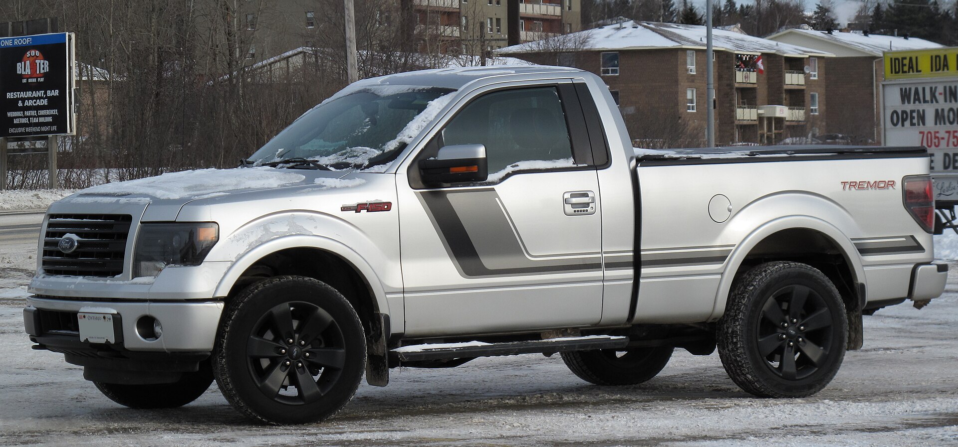 F-150 Tremor — 2014 Ford F-150 FX4 Tremor photographed in Sault Ste. Marie, Ontario, Canada. 3.5L EcoBoost V6, 6-speed automatic. Assembled in Dearborn, Michigan, USA.