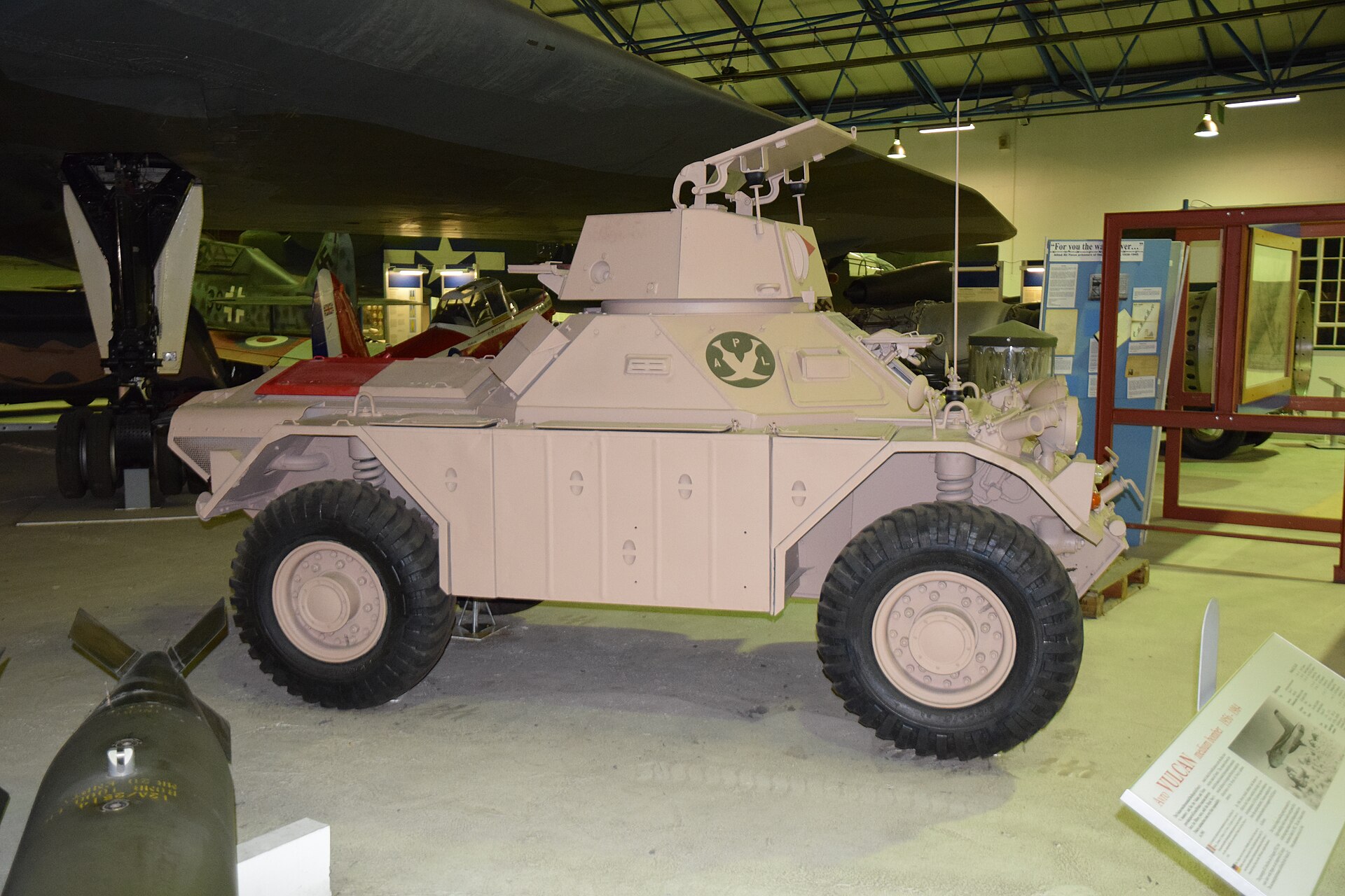 Ferret Mk 2 — Daimler Ferret Mk.2/3 armoured car at the RAF Museum, Hendon, 24 April 2018.