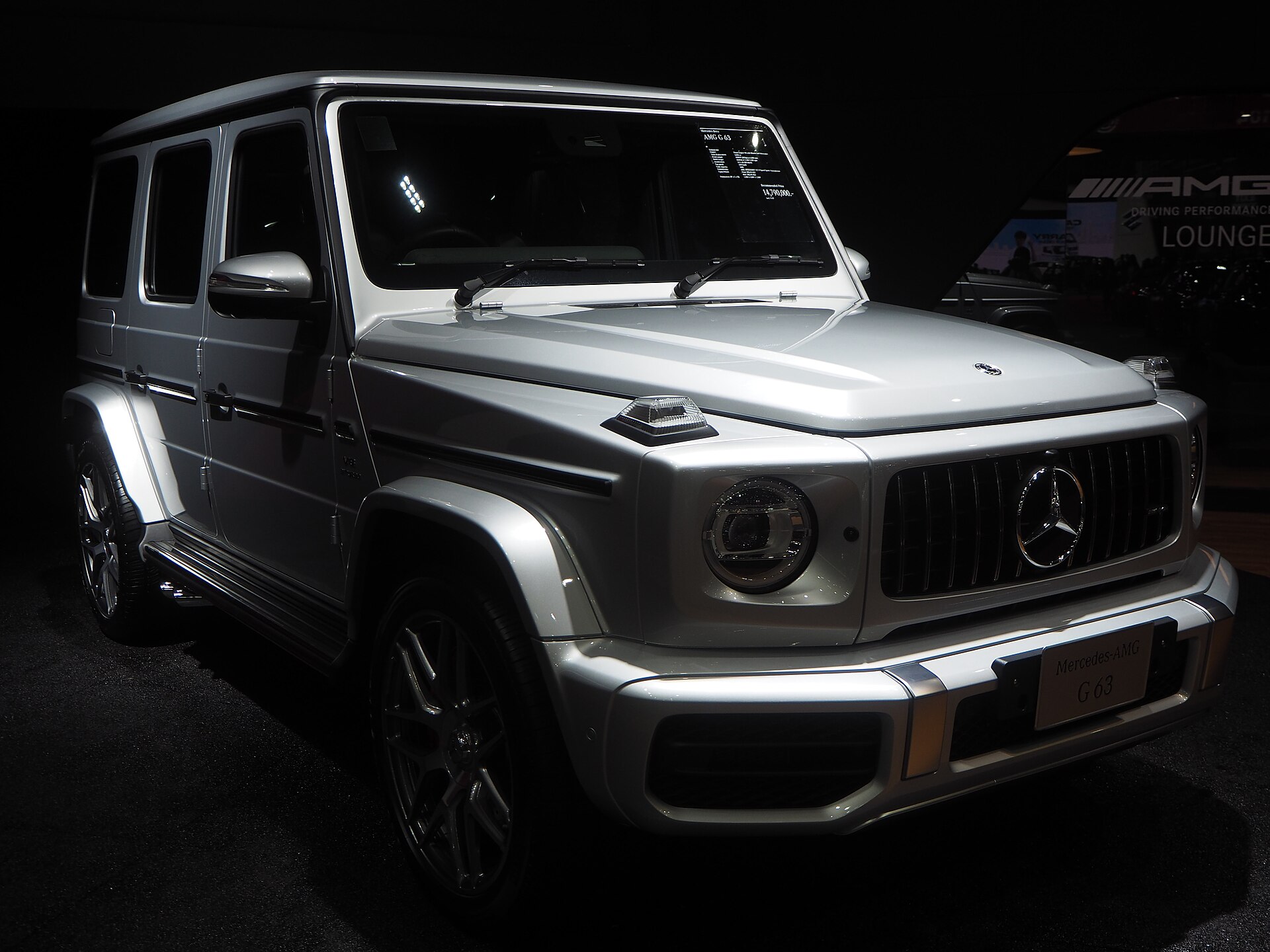 G 63 (W463 second generation, 2018–) — 2019 Mercedes-AMG G 63 in BITEC, Bangna, Bangkok, Thailand.