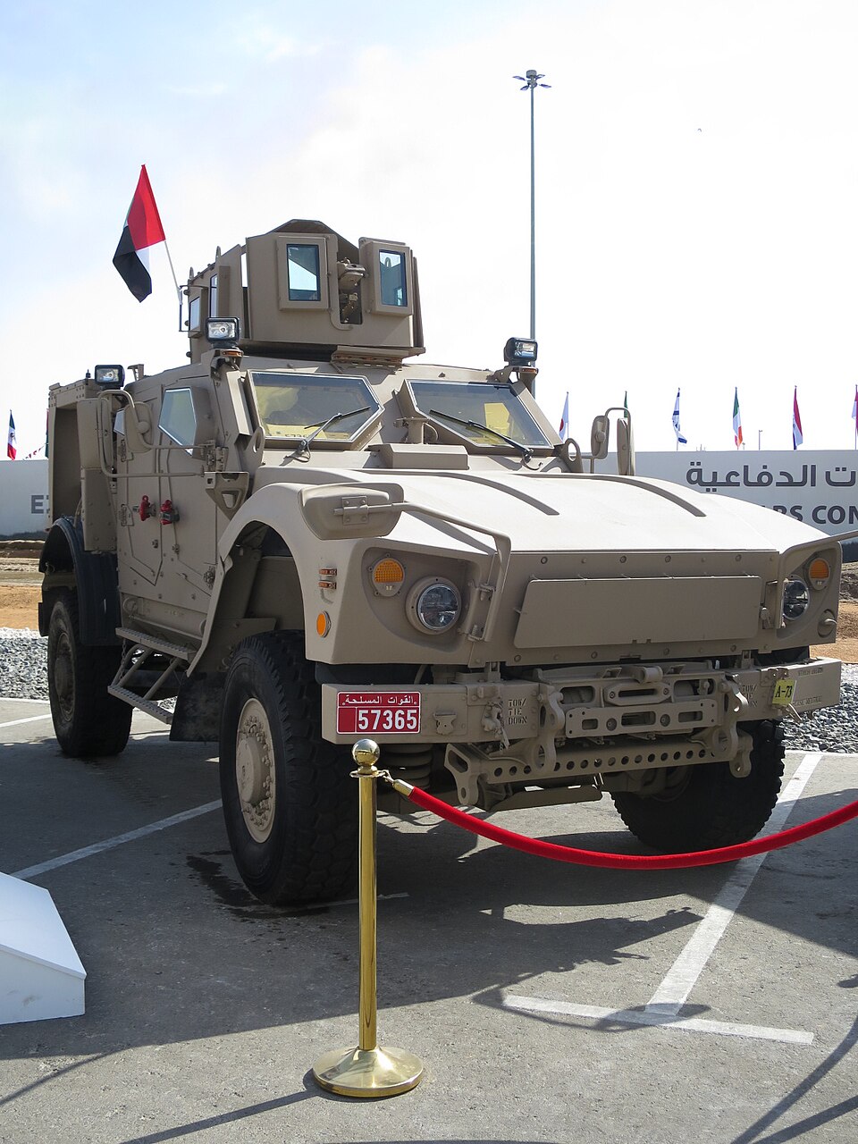 M-ATV UAE — UAE Army Oshkosh M-ATV at IDEX 2023