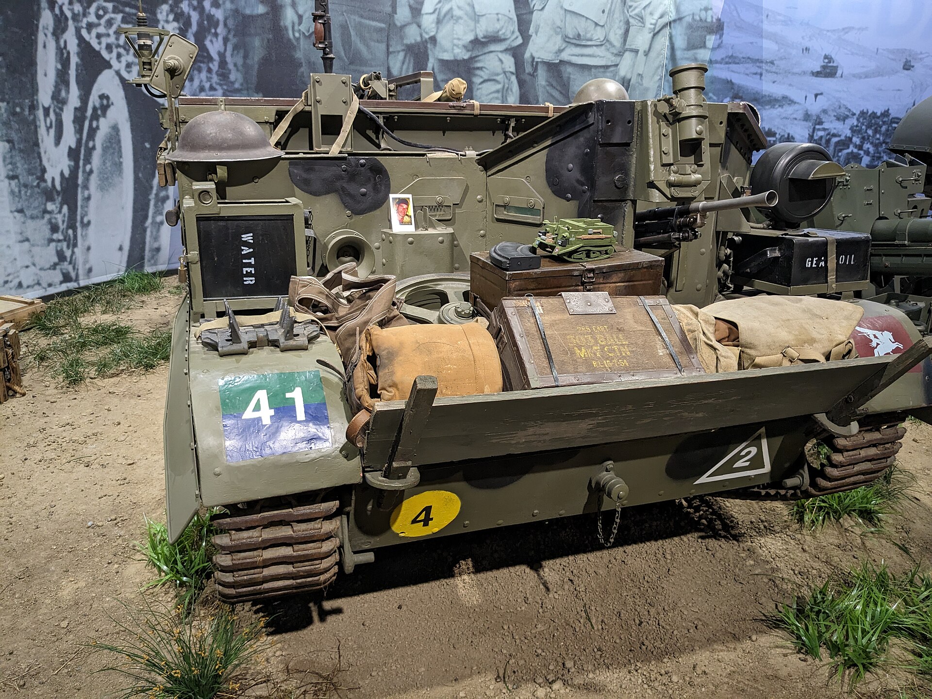 Universal Carrier (1940–60) — A Universal Carrier at the American Heritage Museum, 2024.