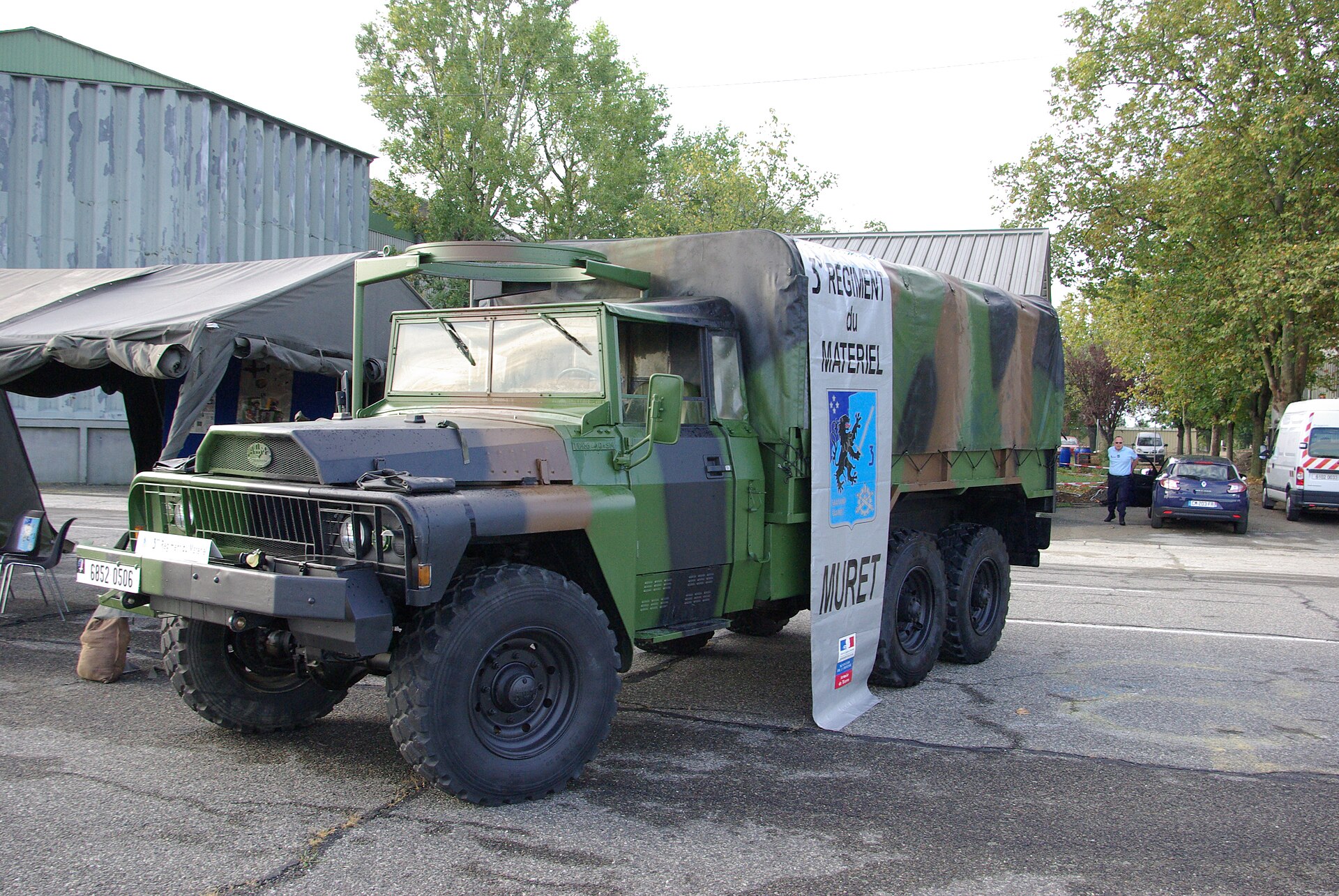 VLRA 6×6 — A VLRA 6×6 of the 3e régiment du matériel, Francazal, 2014.